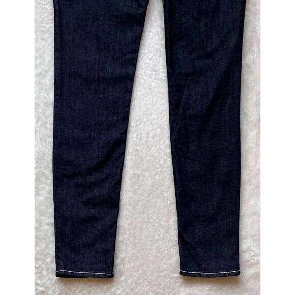 True Religion Big T Mid Rise with Flaps Skinny Jeans in Dark Blue Wash, Size 29 - Picture 12 of 13